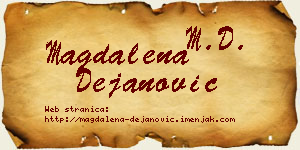 Magdalena Dejanović vizit kartica